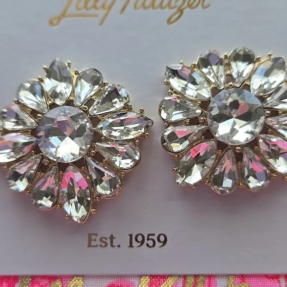 Lilly Pulitzer Spicy Socialite Stud Earrings - Picture 5 of 6